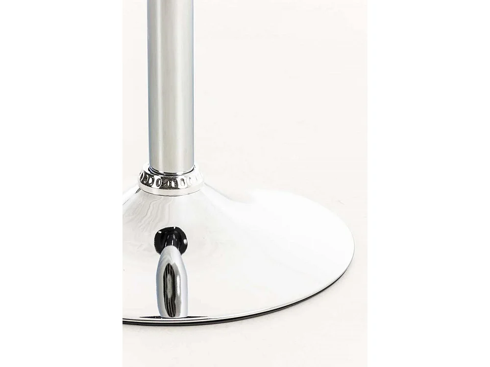 Chaise de bureau - Similicuir & Métal chromé - Rose - Emil