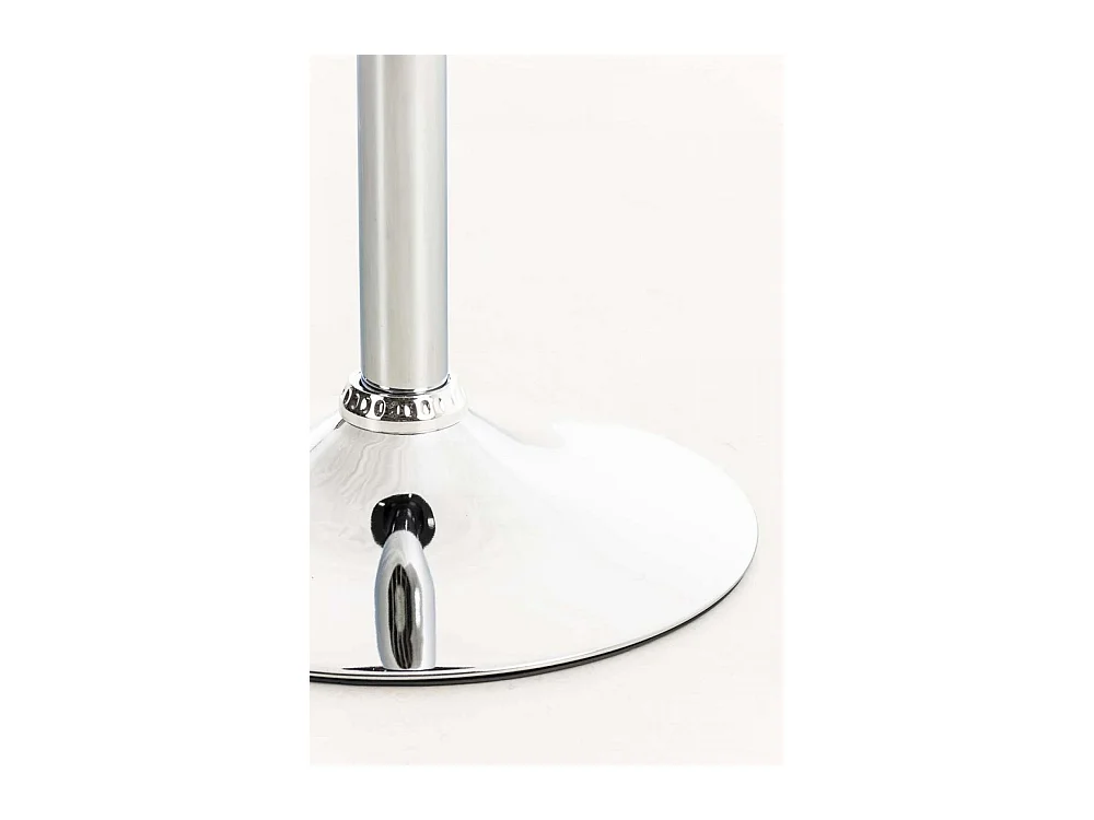 Chaise de bureau - Tissu & Métal chromé - Gris foncé - Emil