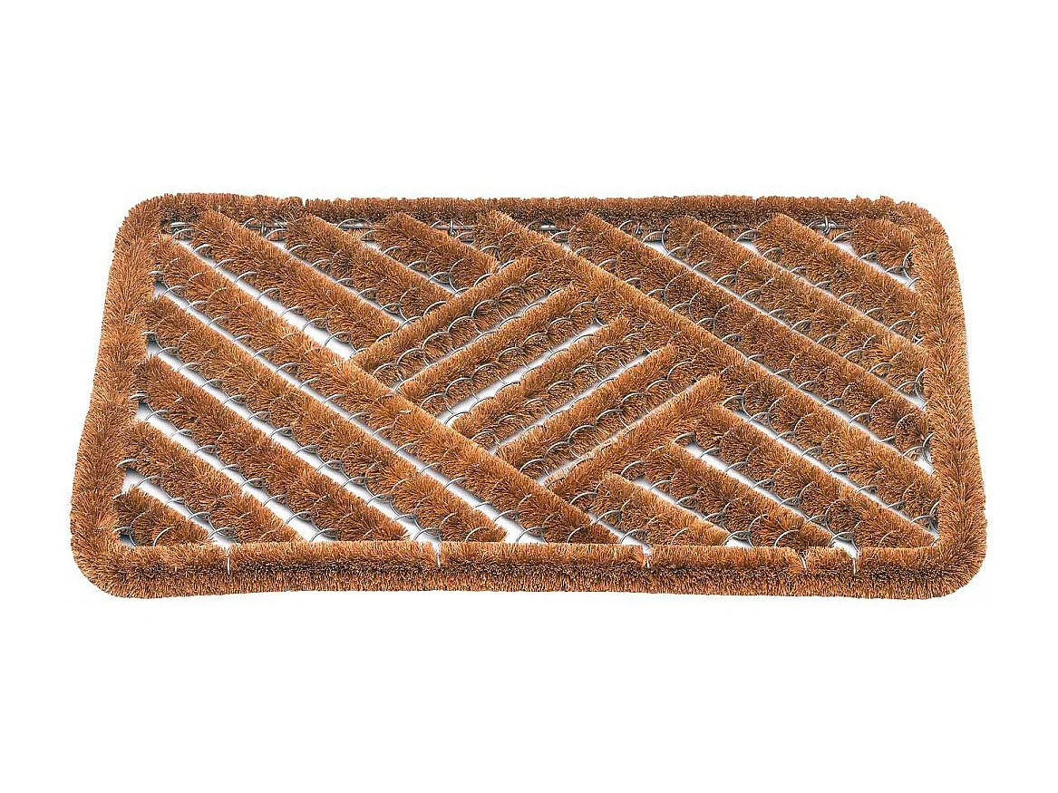 Paillasson 39x59 tissé en coco DRANO marron