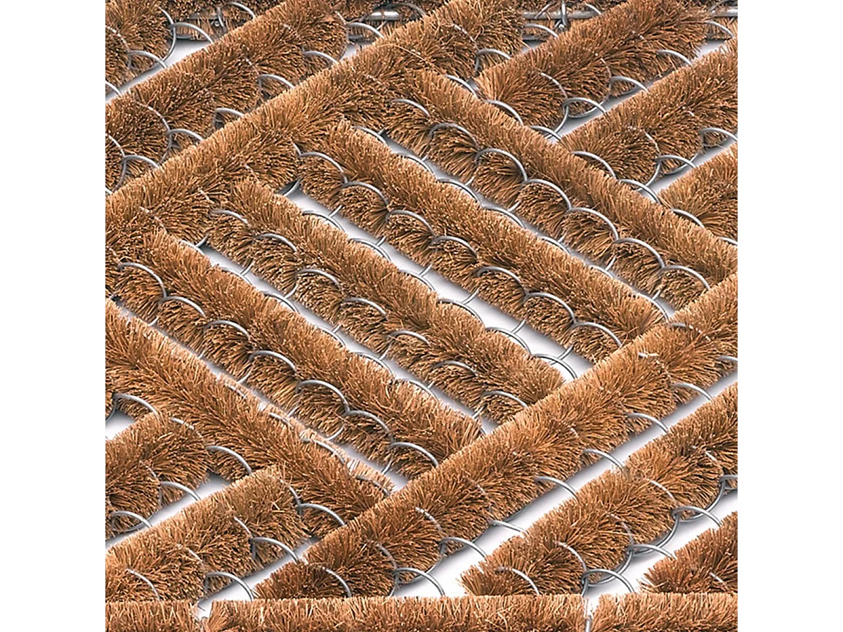 Paillasson 39x59 tissé en coco DRANO marron