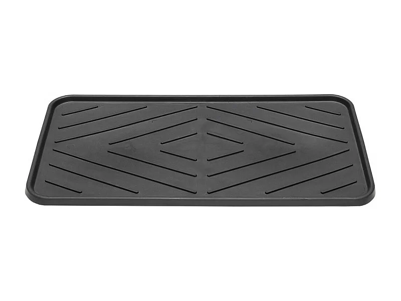 Paillasson 35x63 tissé TRAY noir