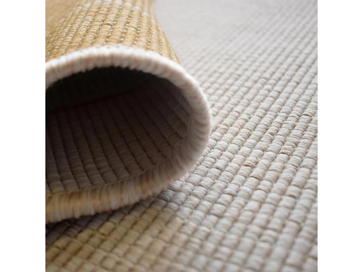 Tapis extérieur, kilim reversible 160x230 LYN2 AQ REVERSIBLE jaune