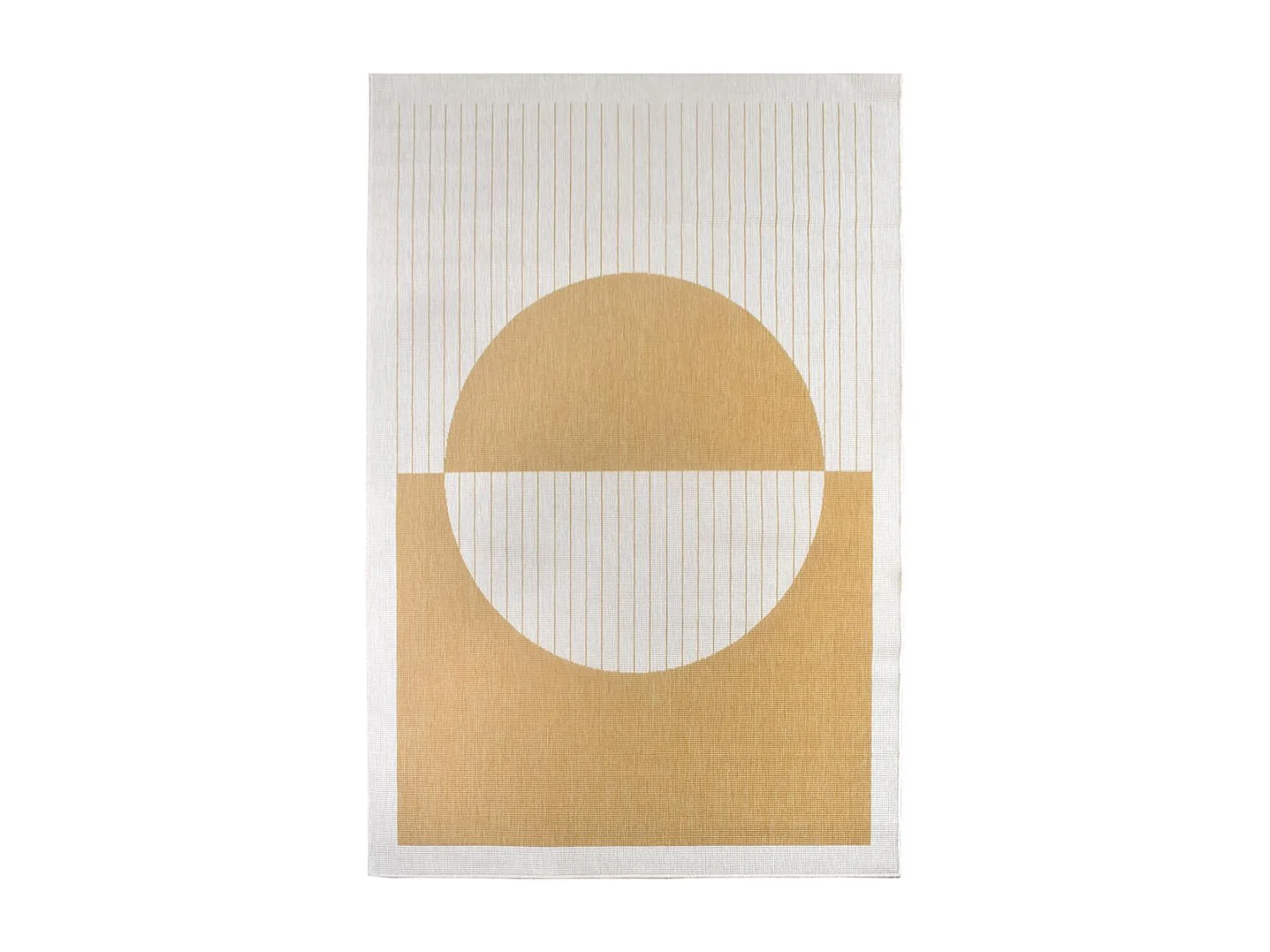 Tapis extérieur, kilim reversible 120x170 AE REVERSIBLE  jaune