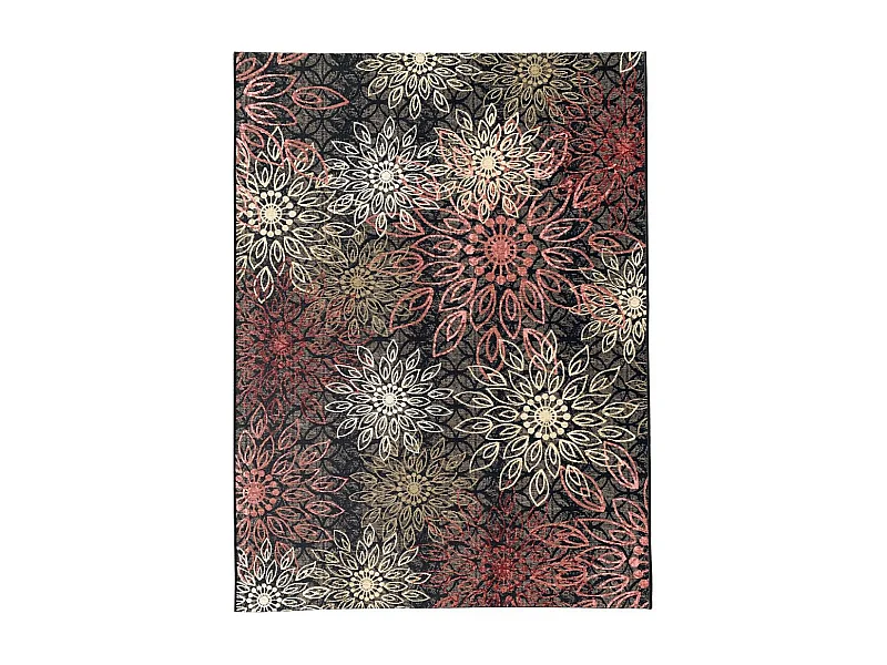 Tapis extérieur 123x180 tissé kilim multicolore ORADE