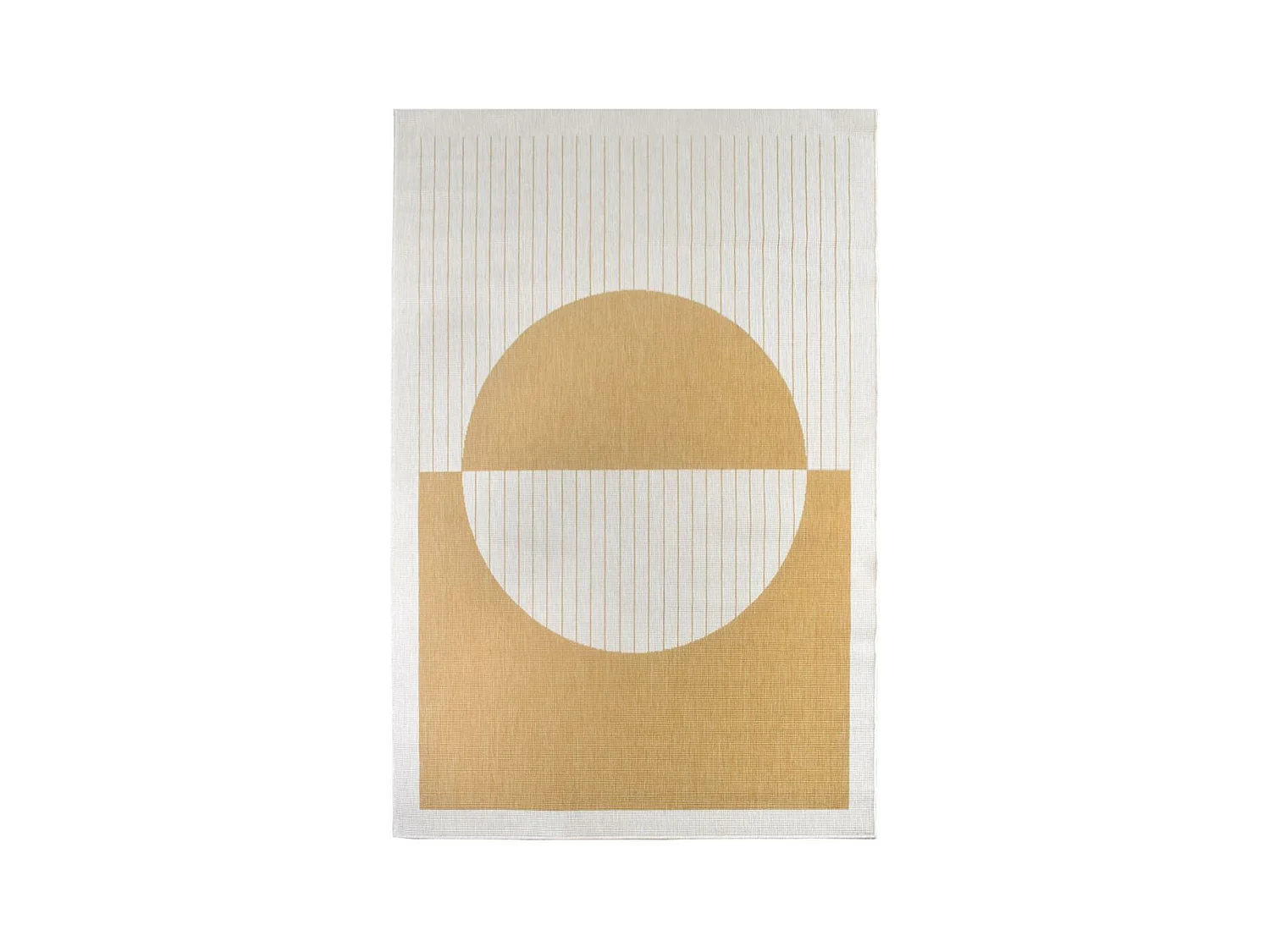 Tapis extérieur, kilim reversible 200x290 AE REVERSIBLE  jaune