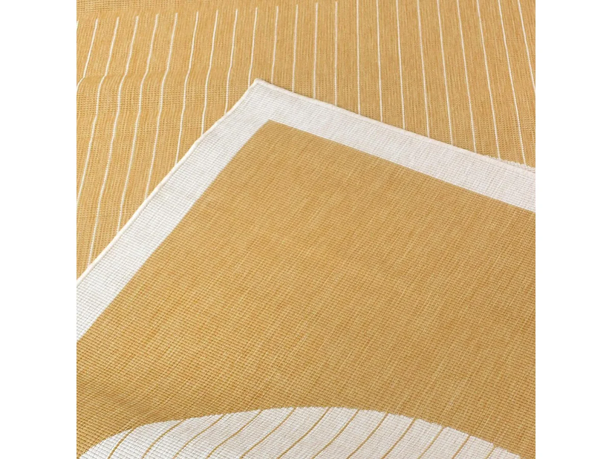 Tapis extérieur, kilim reversible 200x290 AE REVERSIBLE  jaune