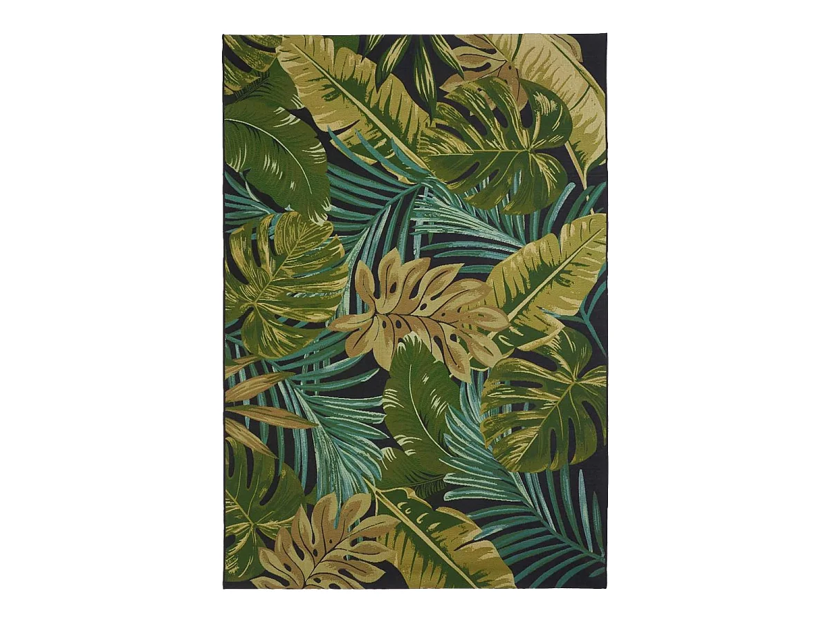 Tappeto kilim rettangolare intrecciato per esterni GARDEN