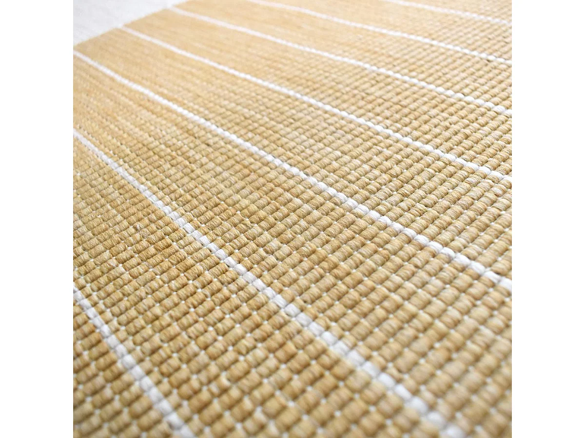 Tapis extérieur, kilim reversible 120x170 LYN2 AQ REVERSIBLE jaune