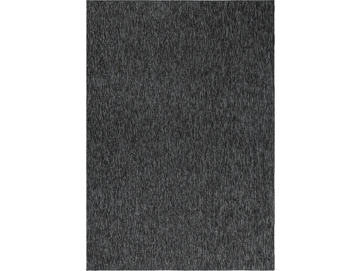 tapis cuisine 120x170 tissé gris rectangle motif uni SAKRDA