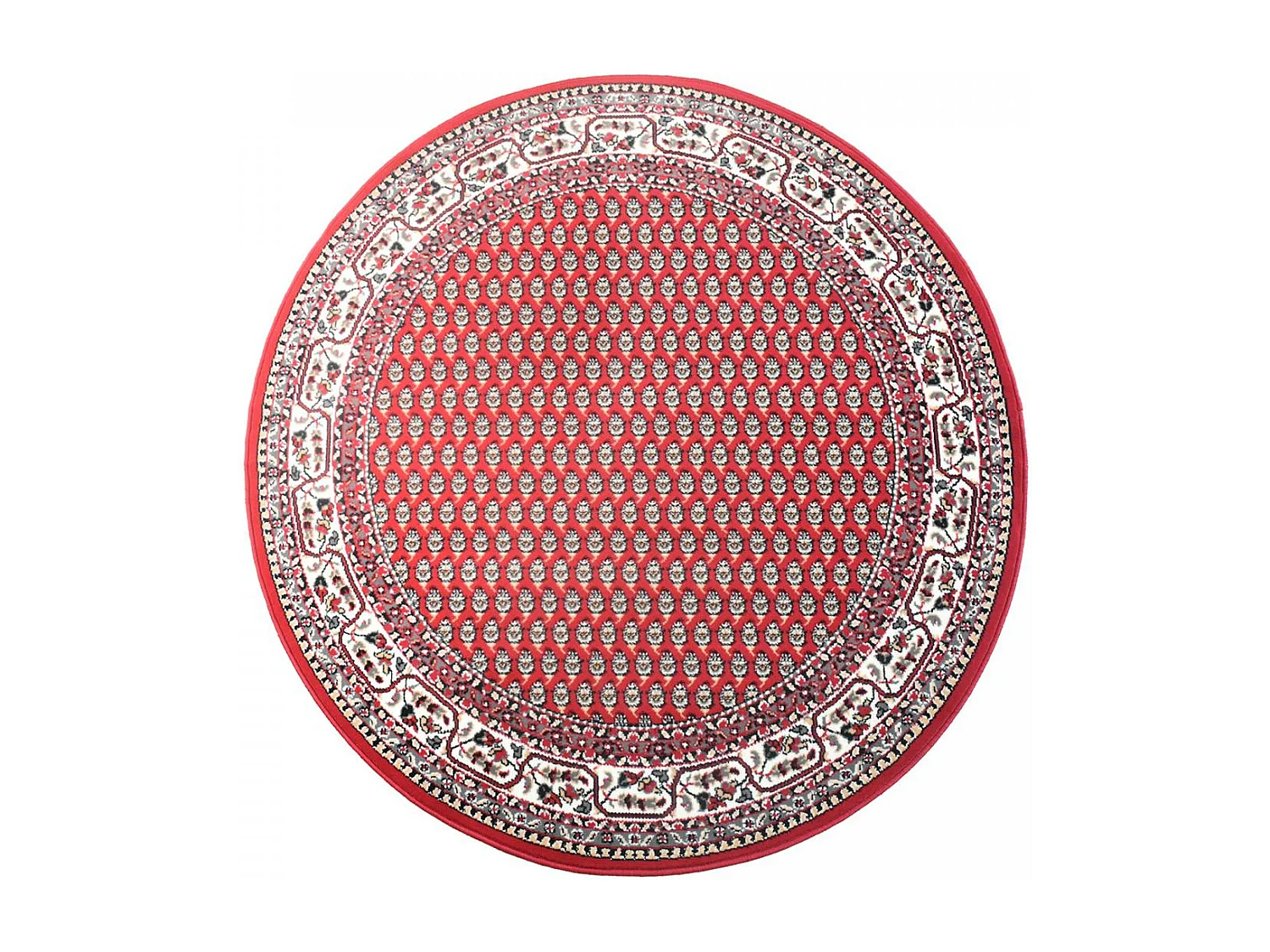 Tapis rond Ø120cm tissé motif oriental pour salon LYN49 ORION
