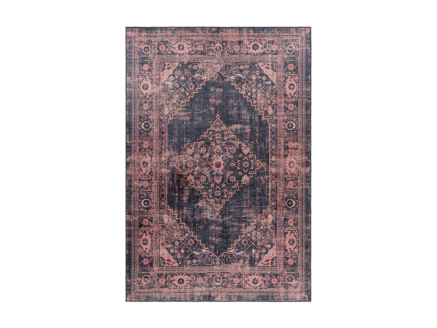 Tapis orient 80x150 rectangle rouge tissé motifs orientaux AKIAK