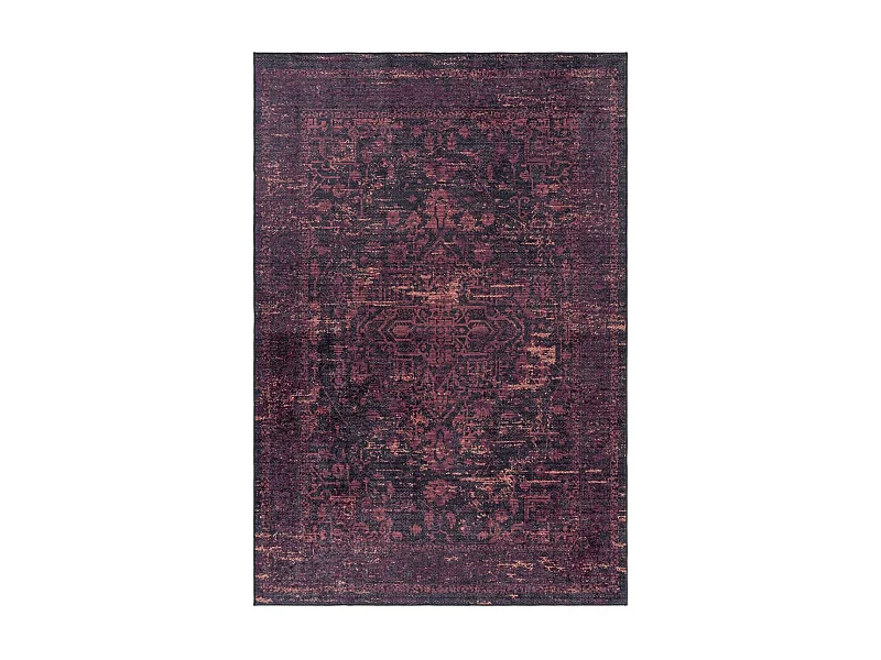 Tapis orient 200x290 rectangle rouge tissé motifs orientaux EKUK