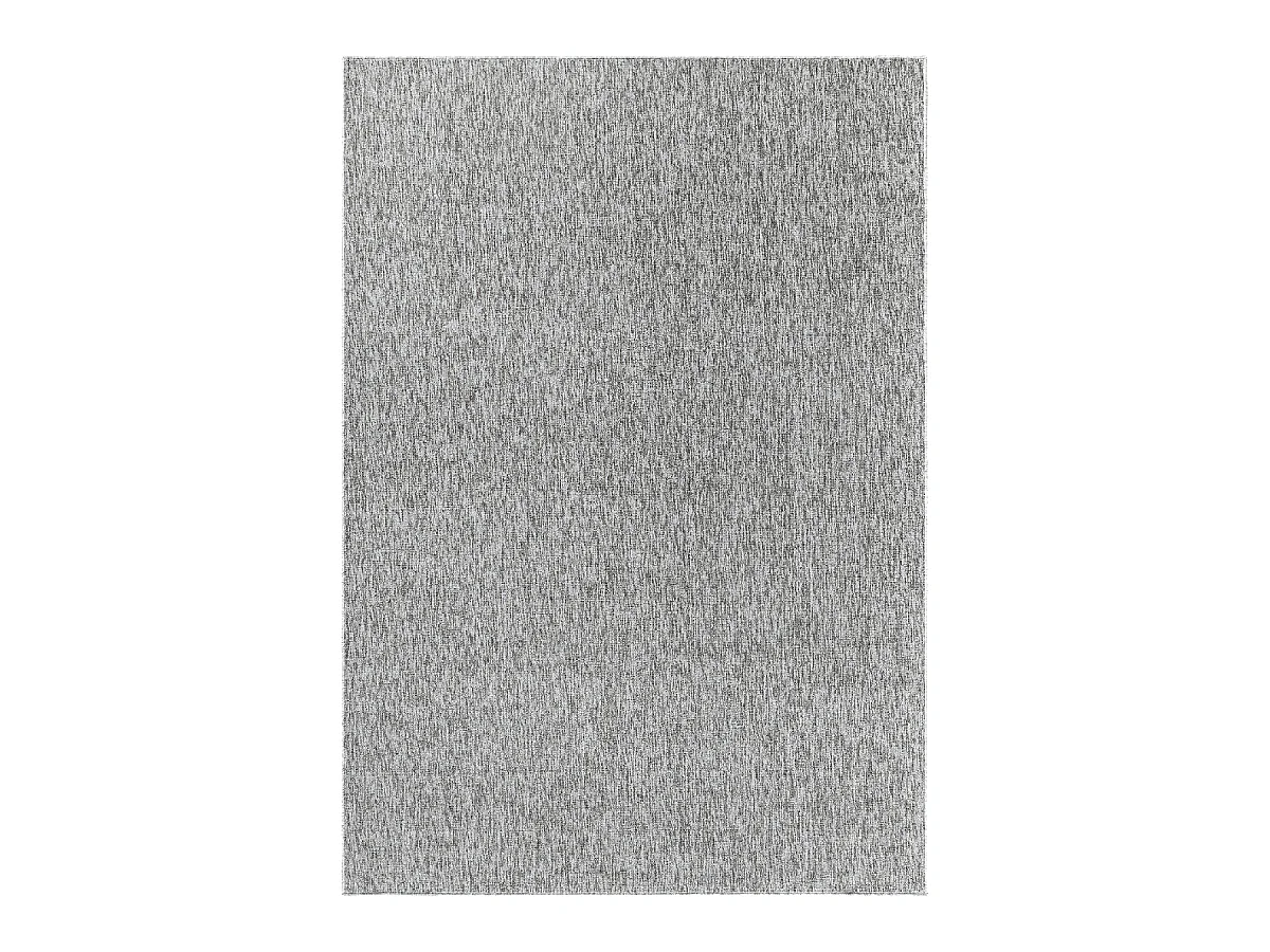 tapis salon 160x230 tissé gris rectangle motif uni SAKRDA