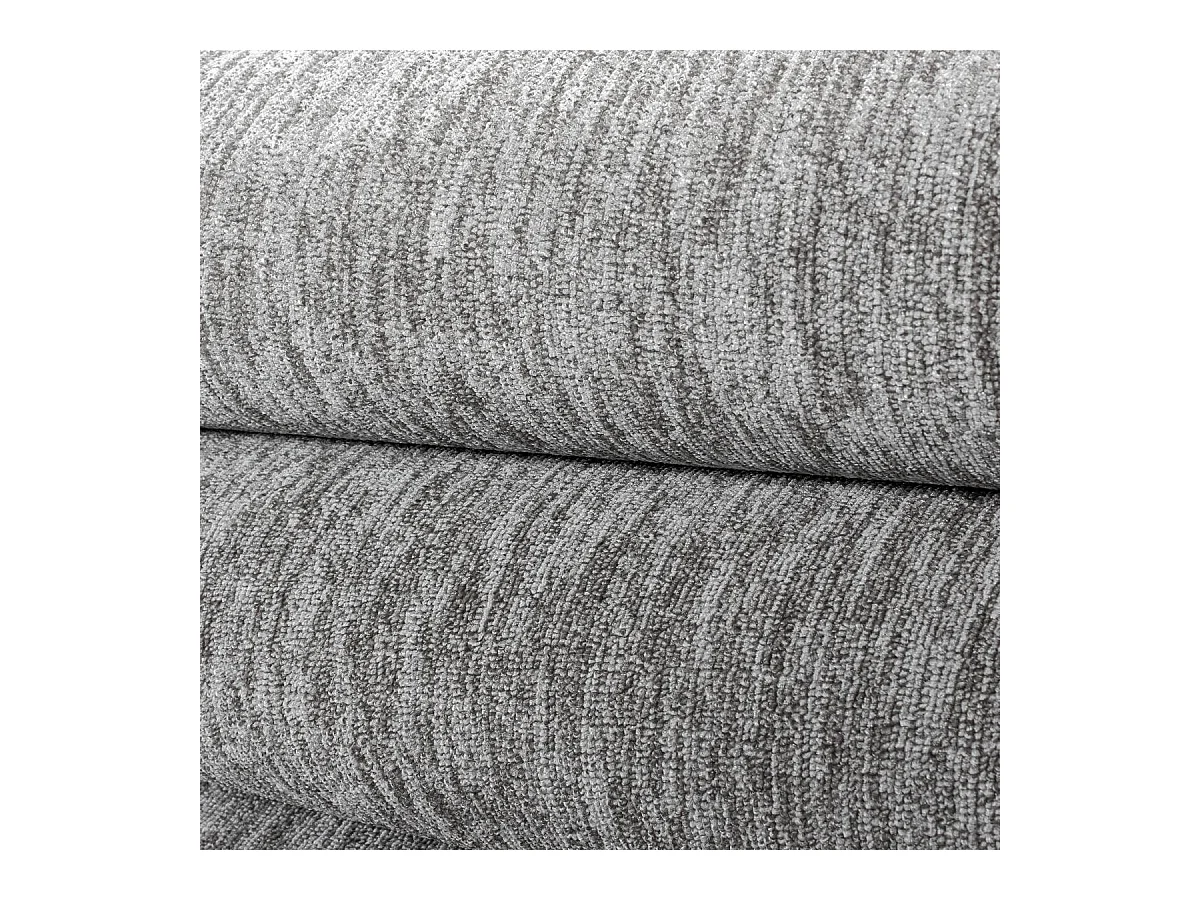 tapis salon 160x230 tissé gris rectangle motif uni SAKRDA