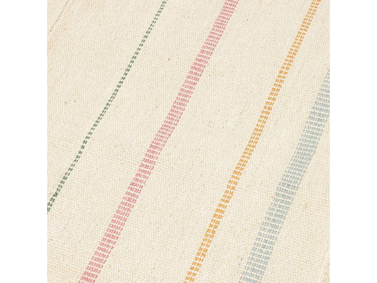 Authentique tapis d'Orient 203x298 kilim fait main en laine orange et bleu B 3