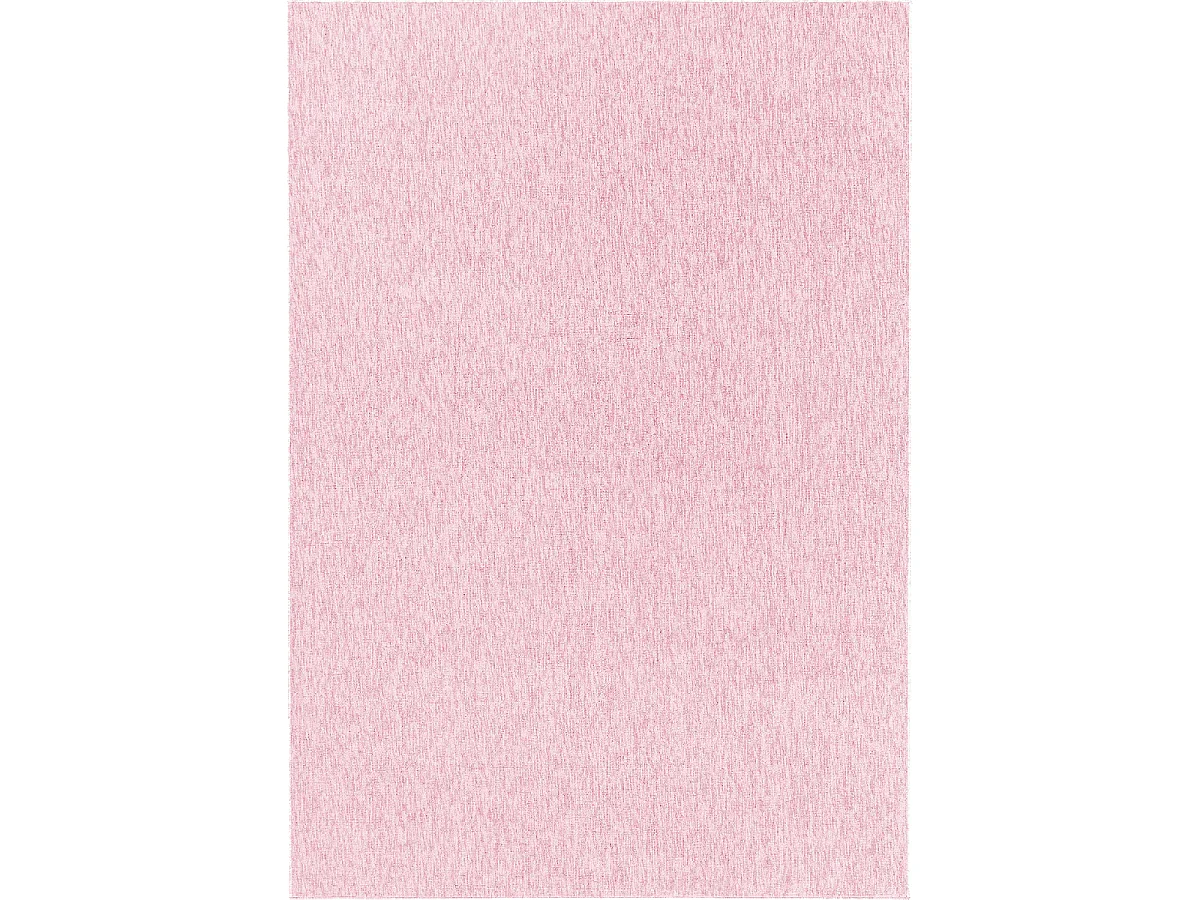 tapis entrée 60x100 tissé rose rectangle motif uni SAKRDA
