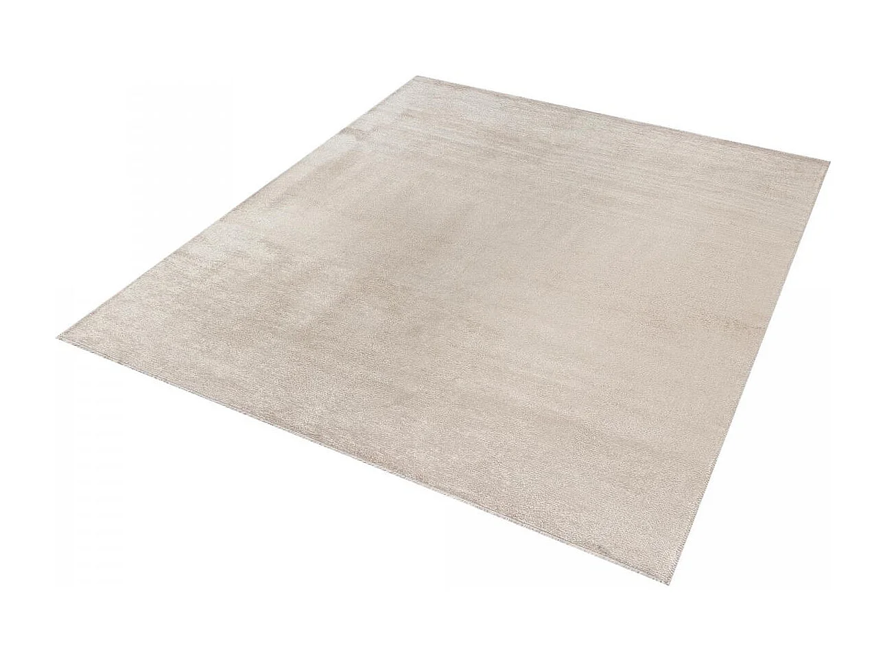 Tappeto Kilim 200x250 rettangolo tessuto in cotone panna fantasia tinta unita PERLA