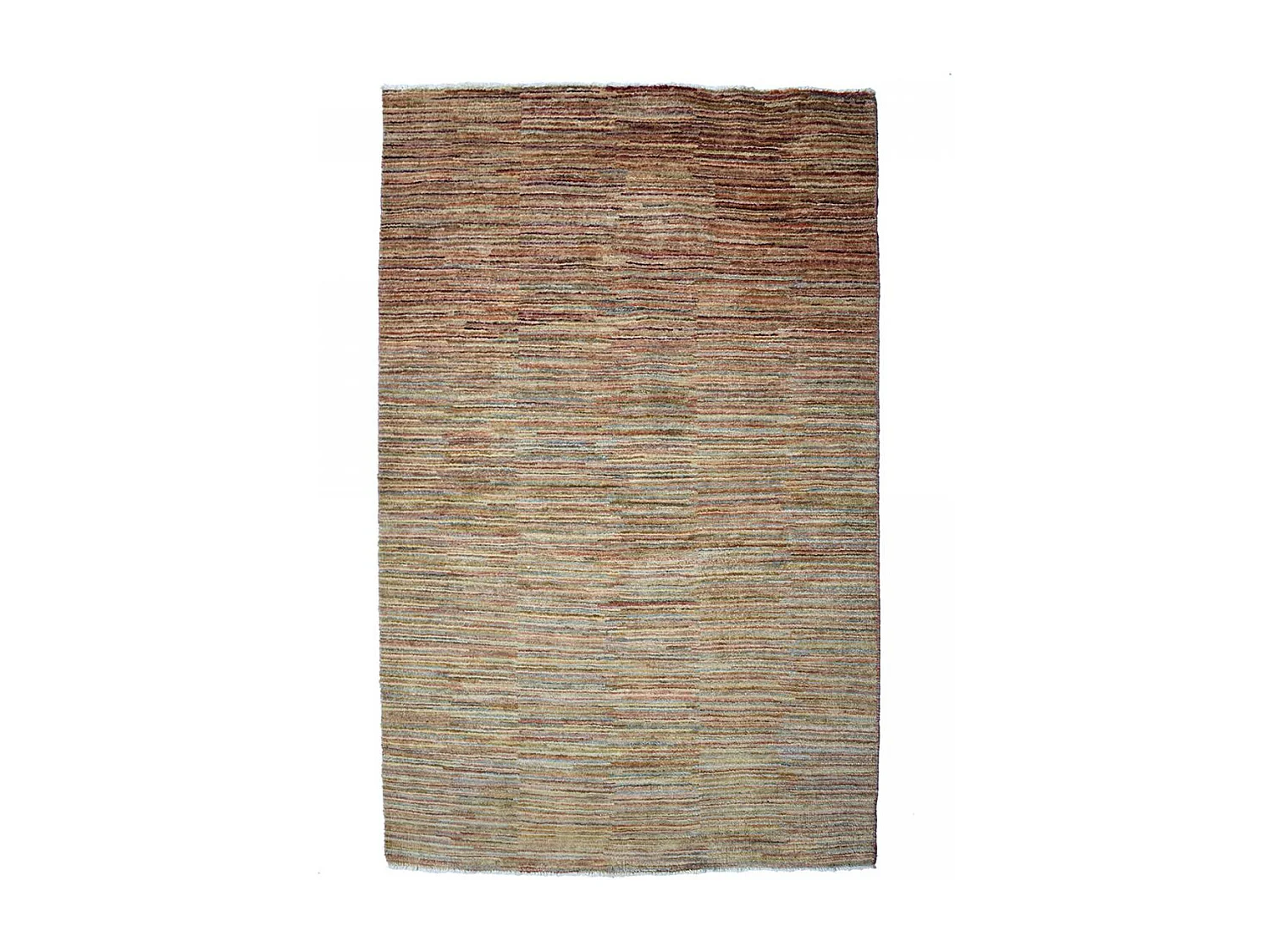 tapis chambre 122x186 fait main en laine multicolore motif abstrait