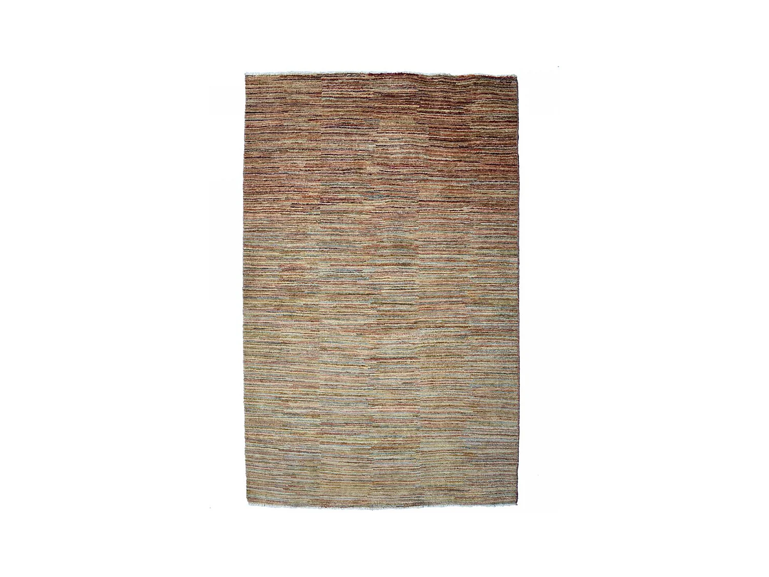 tapis chambre 122x186 fait main en laine multicolore motif abstrait