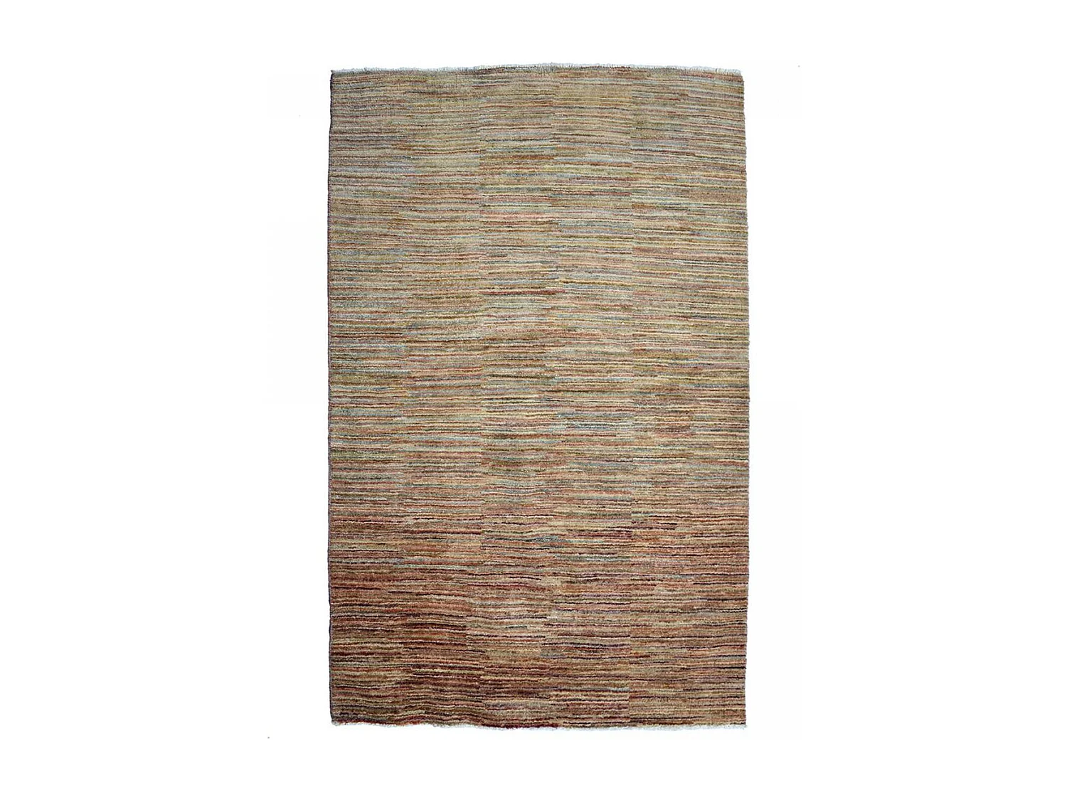 tapis chambre 122x186 fait main en laine multicolore motif abstrait