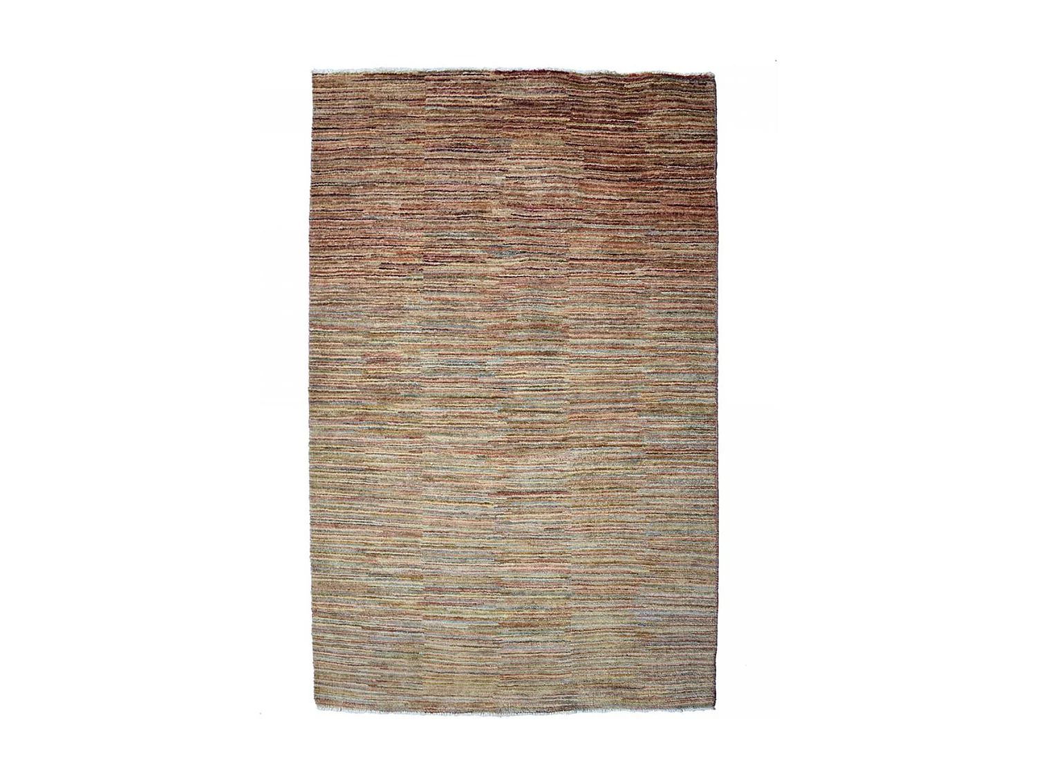 tapis chambre 122x186 fait main en laine multicolore motif abstrait