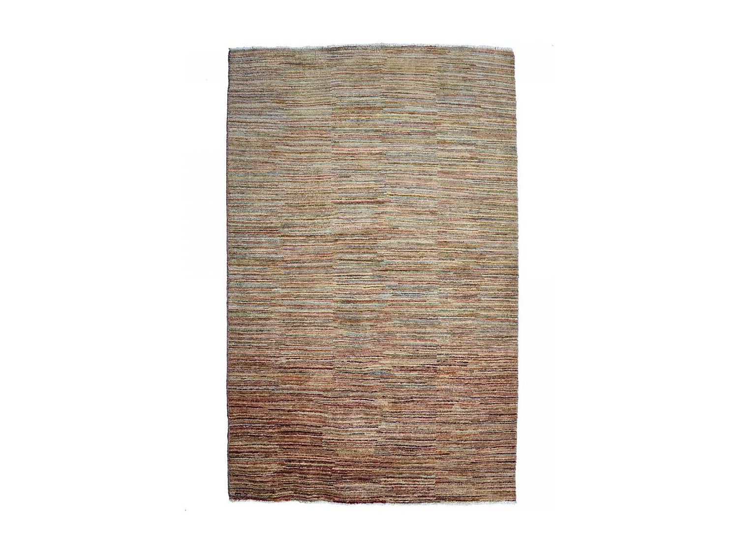 tapis chambre 122x186 fait main en laine multicolore motif abstrait