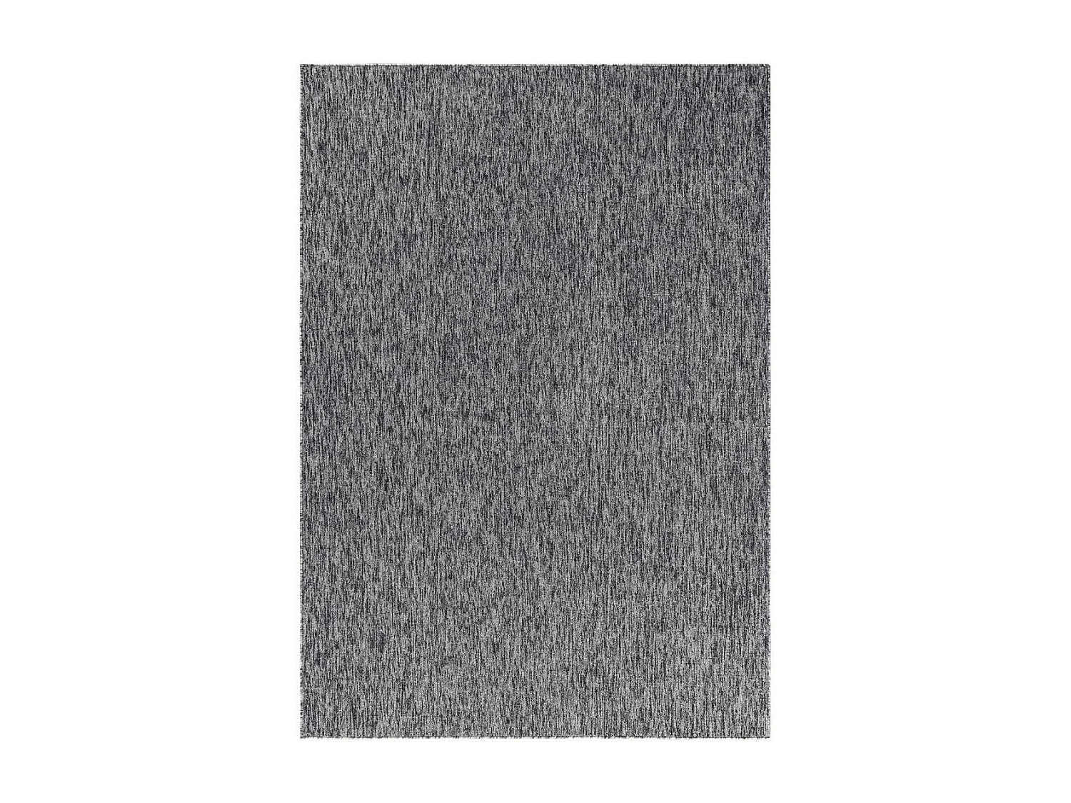 tapis grand salon 240x340 tissé gris rectangle motif uni SAKRDA