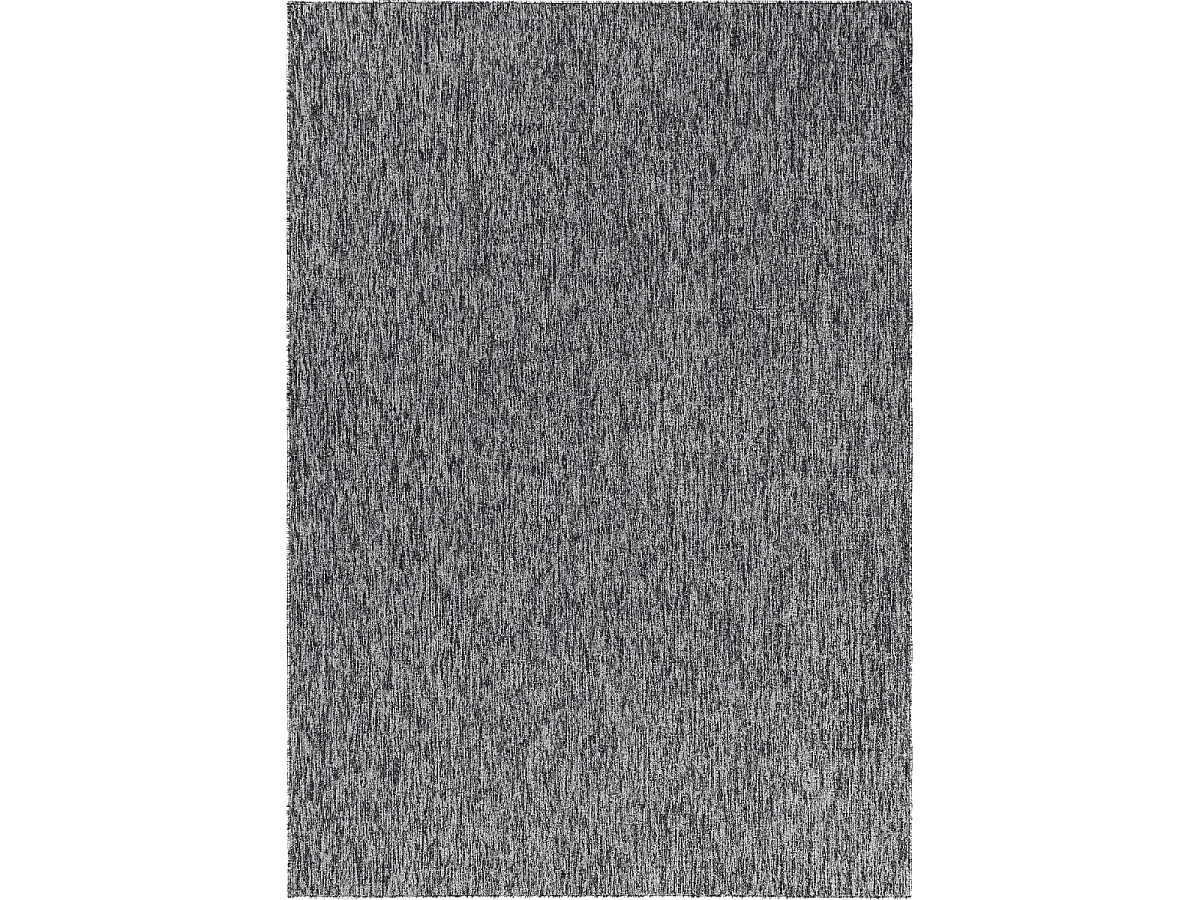 tapis grand salon 240x340 tissé gris rectangle motif uni SAKRDA