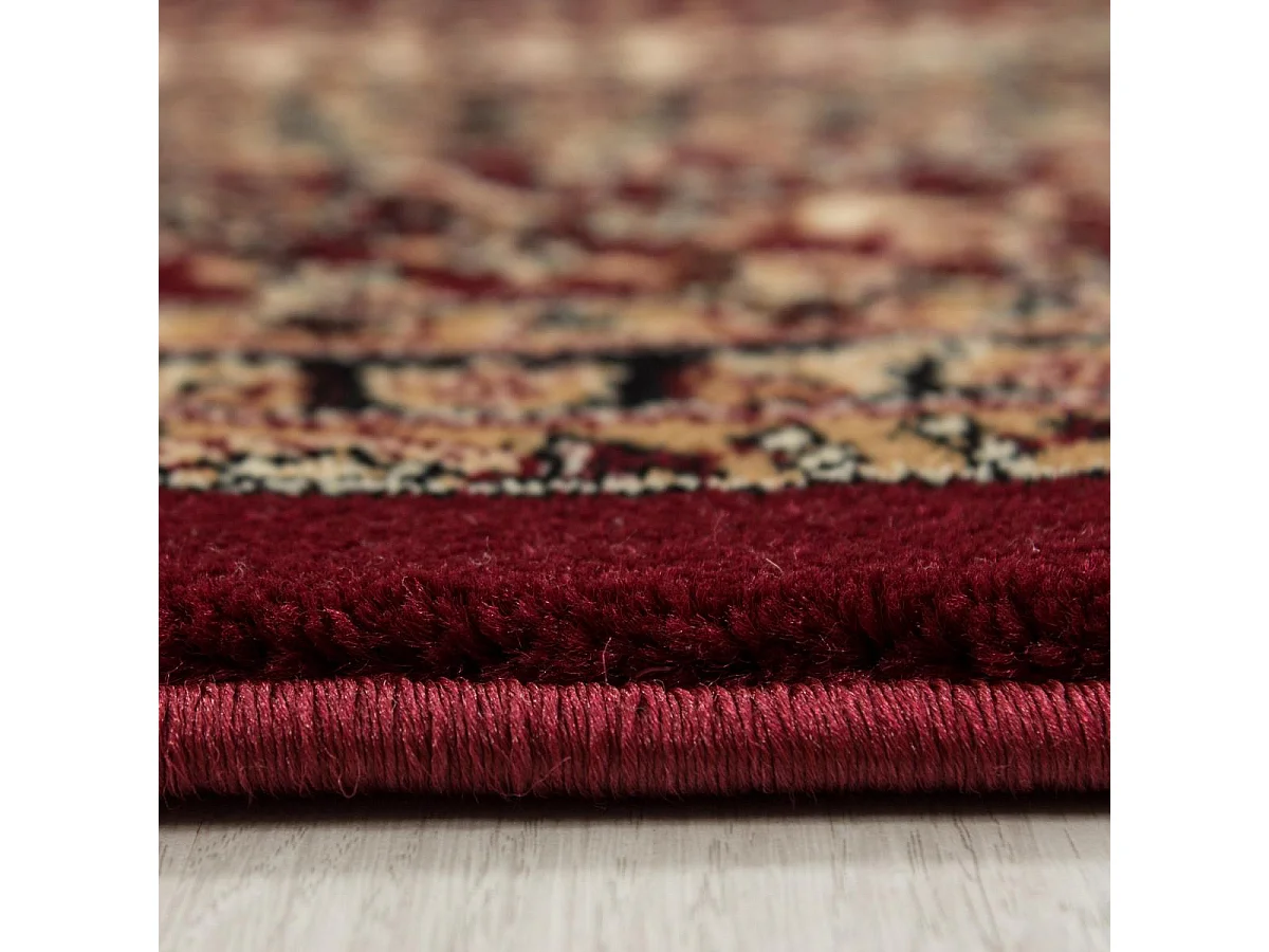 Tapis orient 160x230 rectangle rouge tissé motifs orientaux BISKO