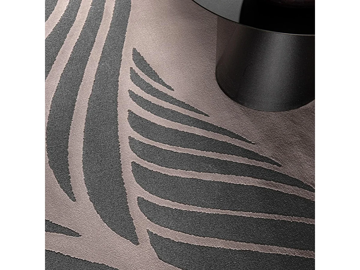 tappeto da soggiorno 190x290 intrecciato motivo geometrico rettangolo rosa e grigio PALM