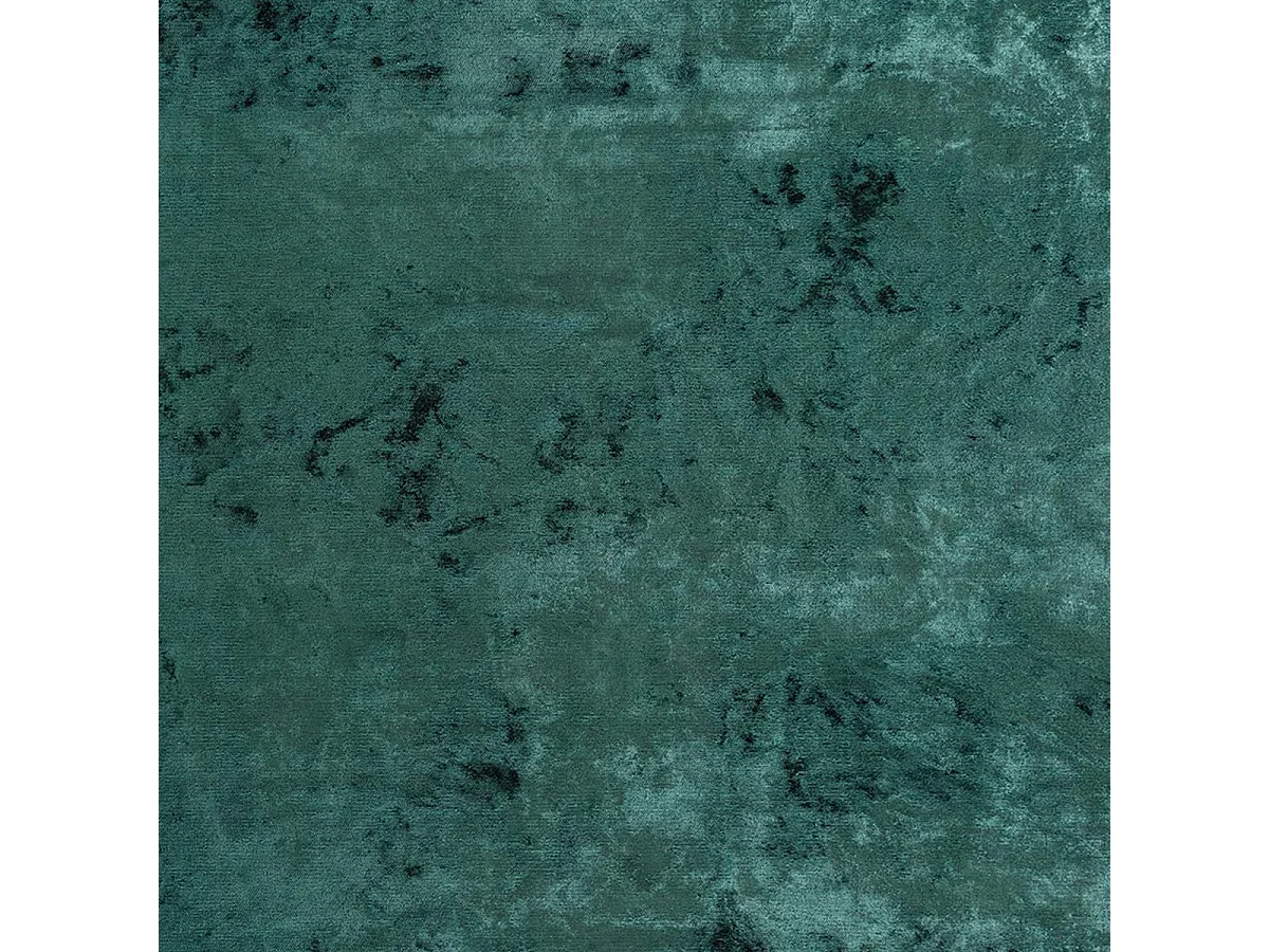 Tapis kilim 160x230 rectangle tissé en coton vert motif faux uni UNIVERS