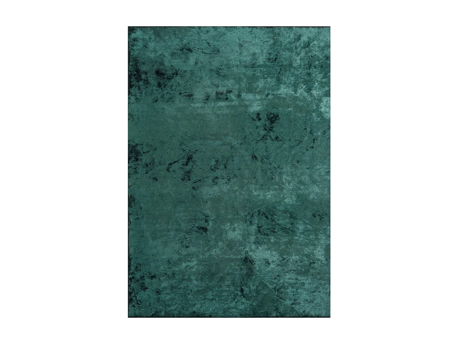 Tappeto Kilim 160x230 rettangolo intrecciato in cotone verde fantasia tinta unita UNIVERSE