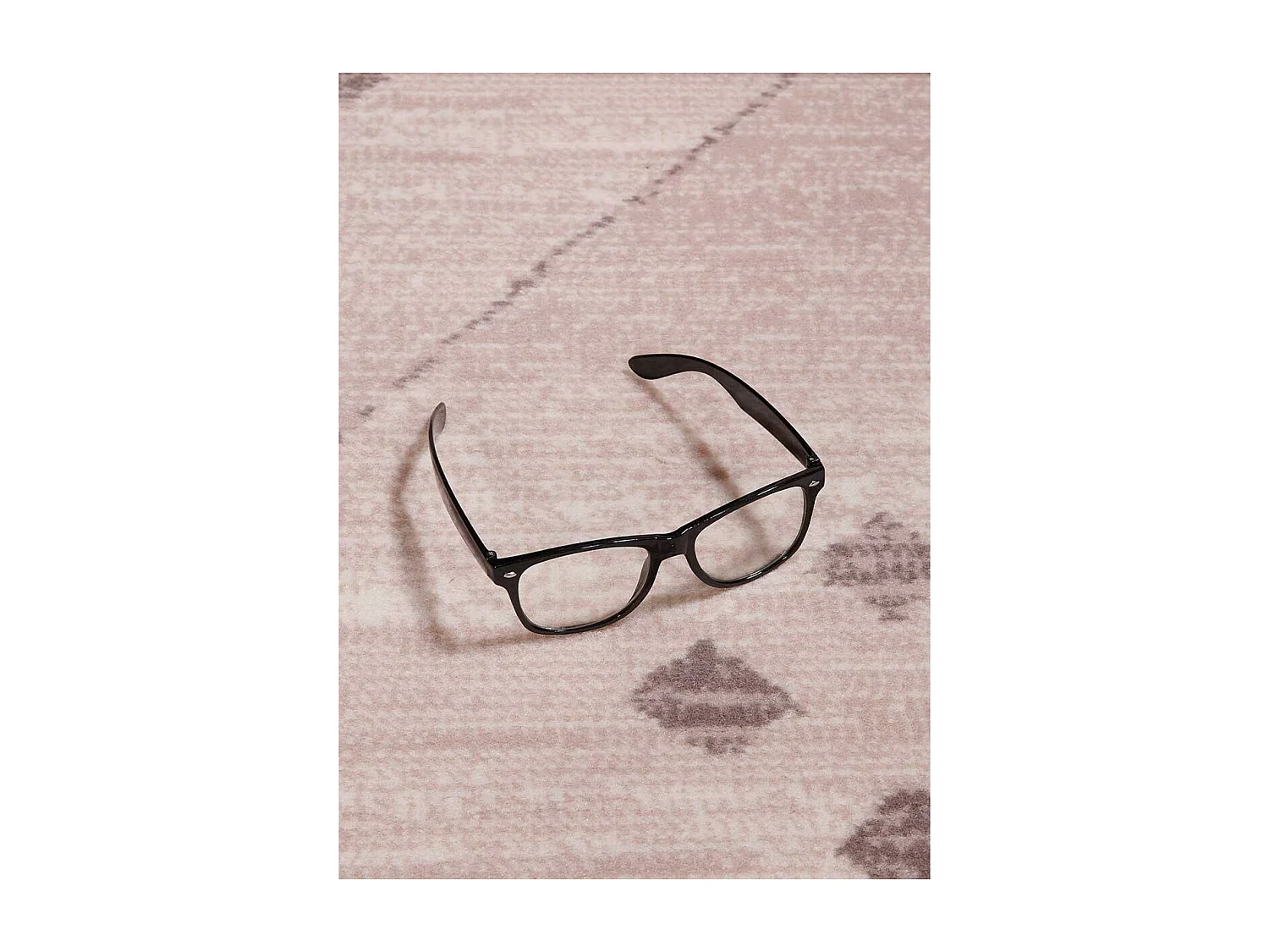 tapis chambre 80x150 tissé ivoire rectangle motif berbère LYN1 FEZA