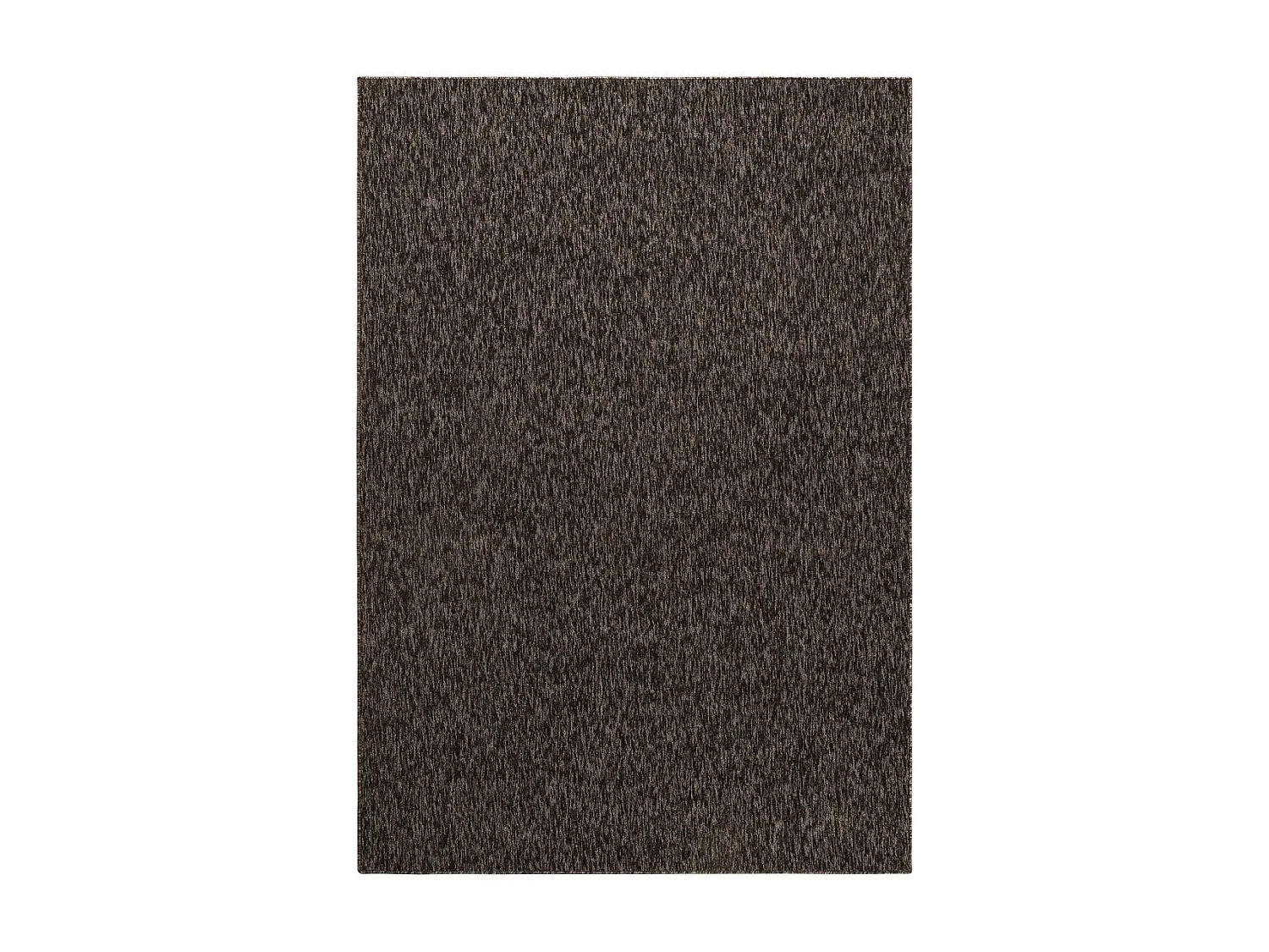 tapis salle à manger 200x290 tissé marron rectangle motif uni SAKRDA