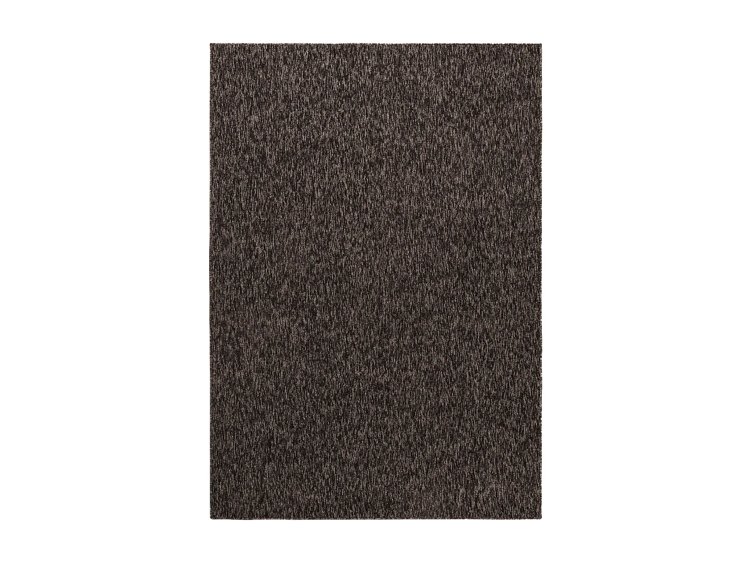 tapis salle à manger 200x290 tissé marron rectangle motif uni SAKRDA