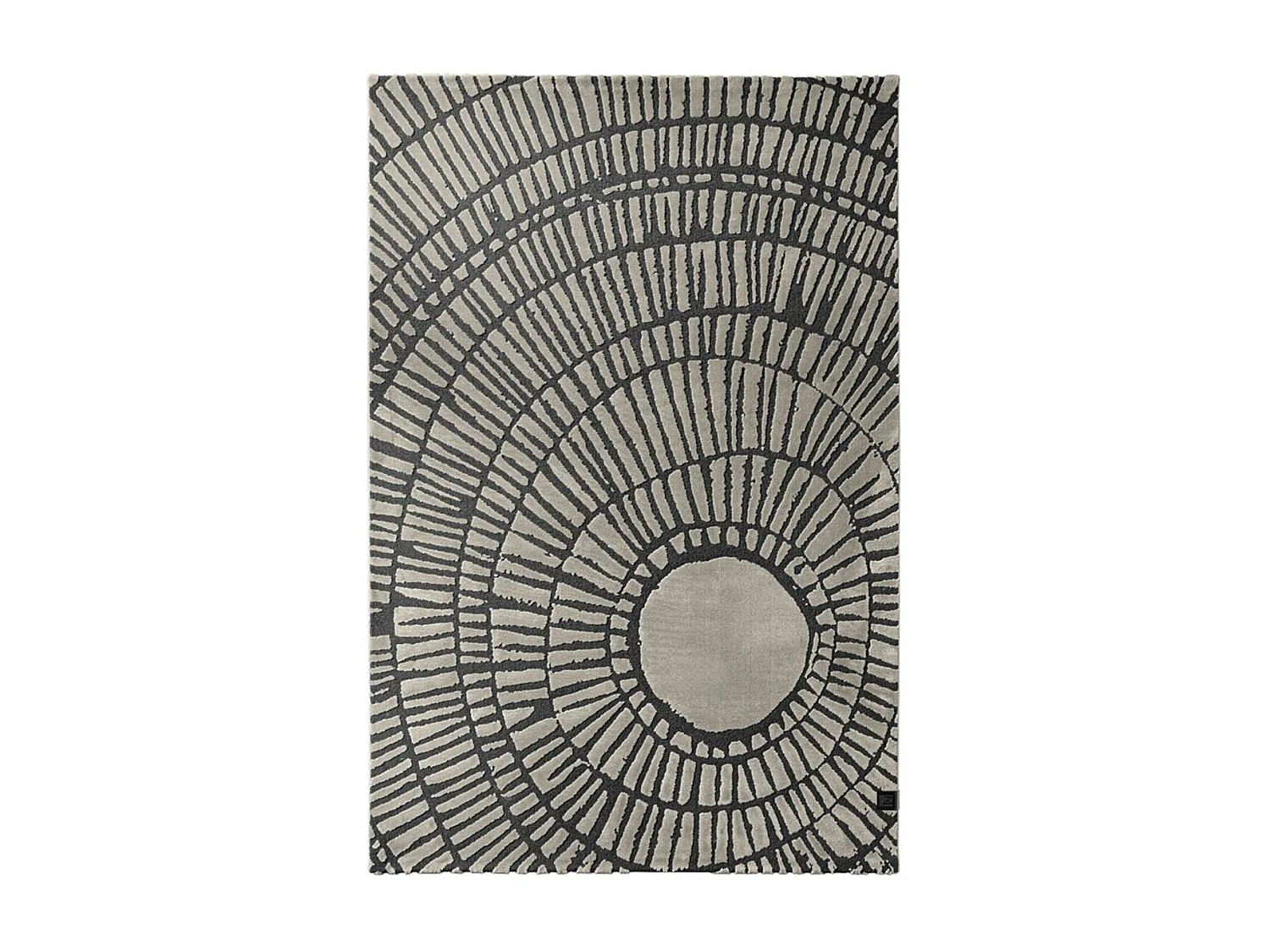 tapis chambre 160x230 tissé beige rectangle motif géométrique TOSCANA