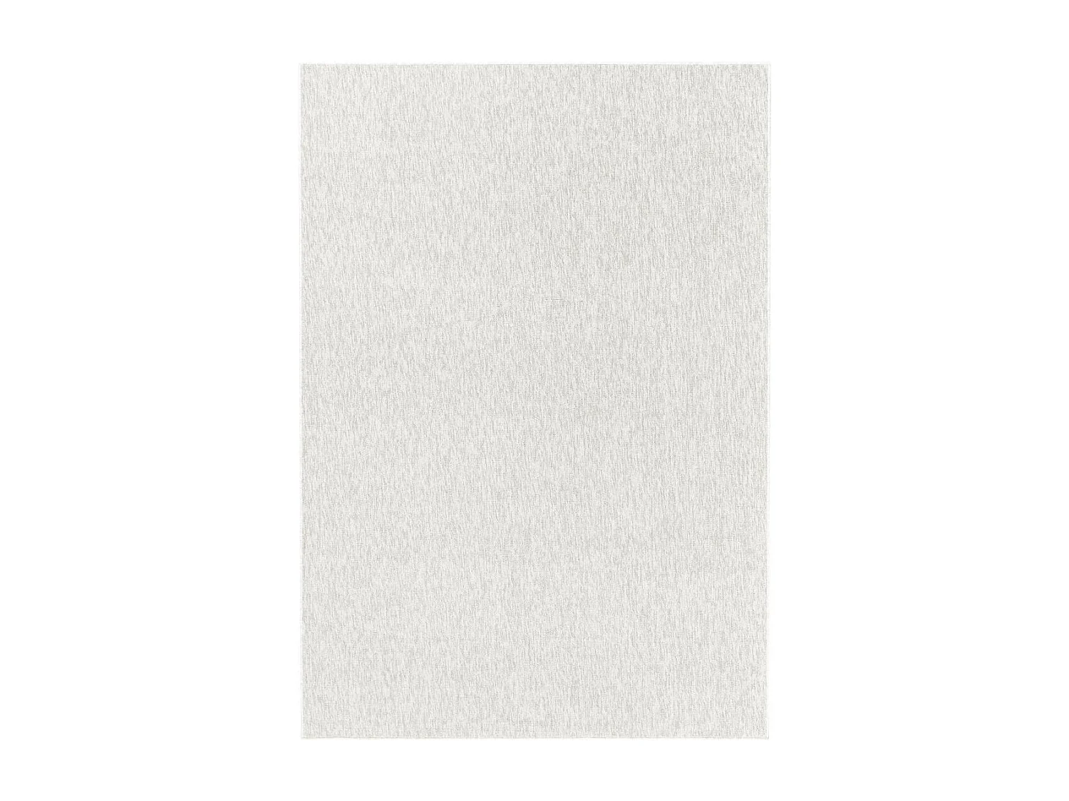 tapis couloir 80x150 tissé crème rectangle motif uni SAKRDA