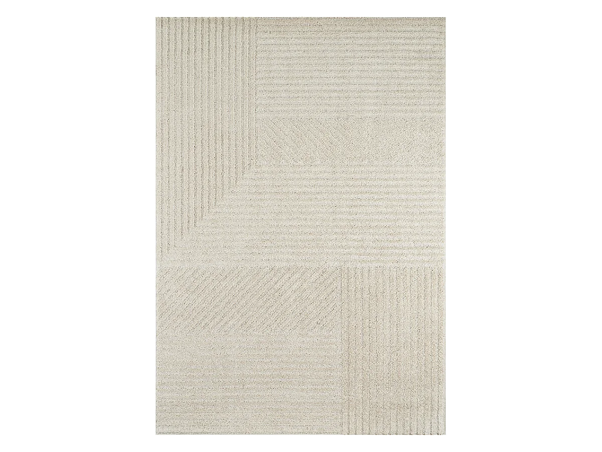 Tappeto per soggiorno e camera da letto tessuto motivo geometrico ELEGANCE C