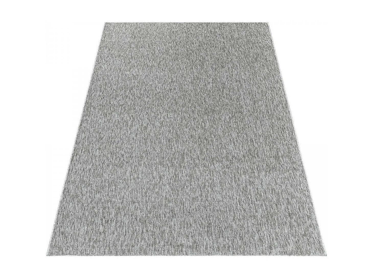 tapis salle de bain 140x200 tissé gris rectangle motif uni SAKRDA