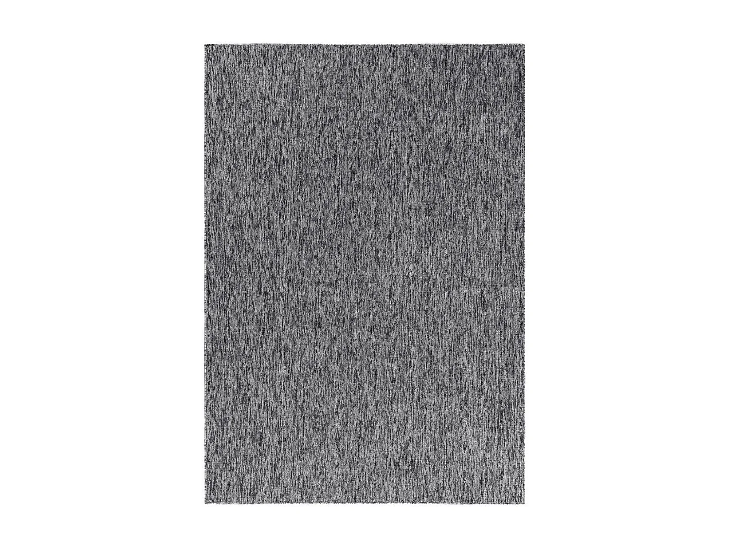 tapis couloir 80x150 tissé gris rectangle motif uni SAKRDA