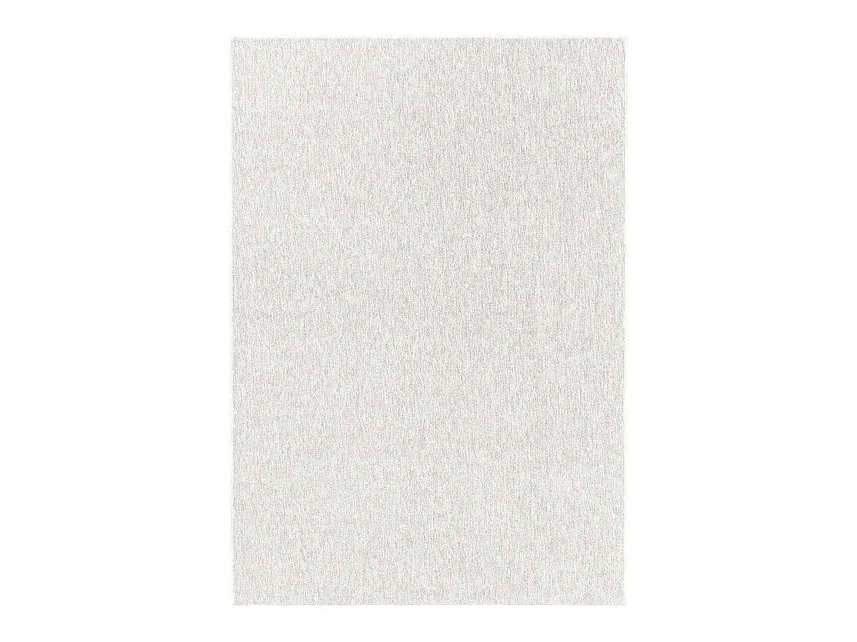 tapis salle de bain 140x200 tissé crème rectangle motif uni SAKRDA