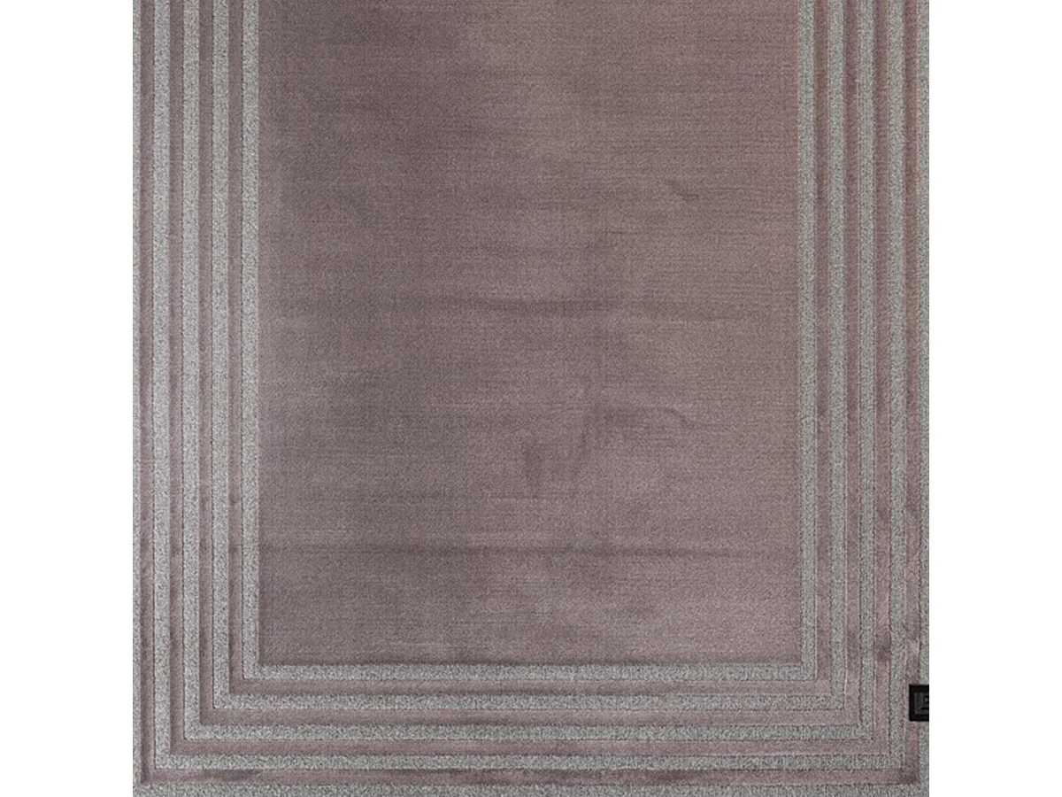 tapis chambre 160x230 tissé rose et gris rectangle motif géométrique PRELLUDE
