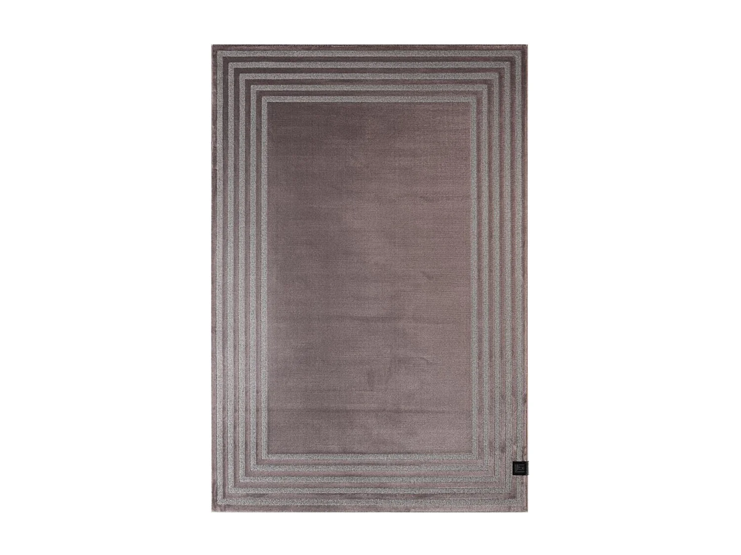 tappeto per camera 160x230 intrecciato motivo geometrico rettangolo rosa e grigio PRELLUDE