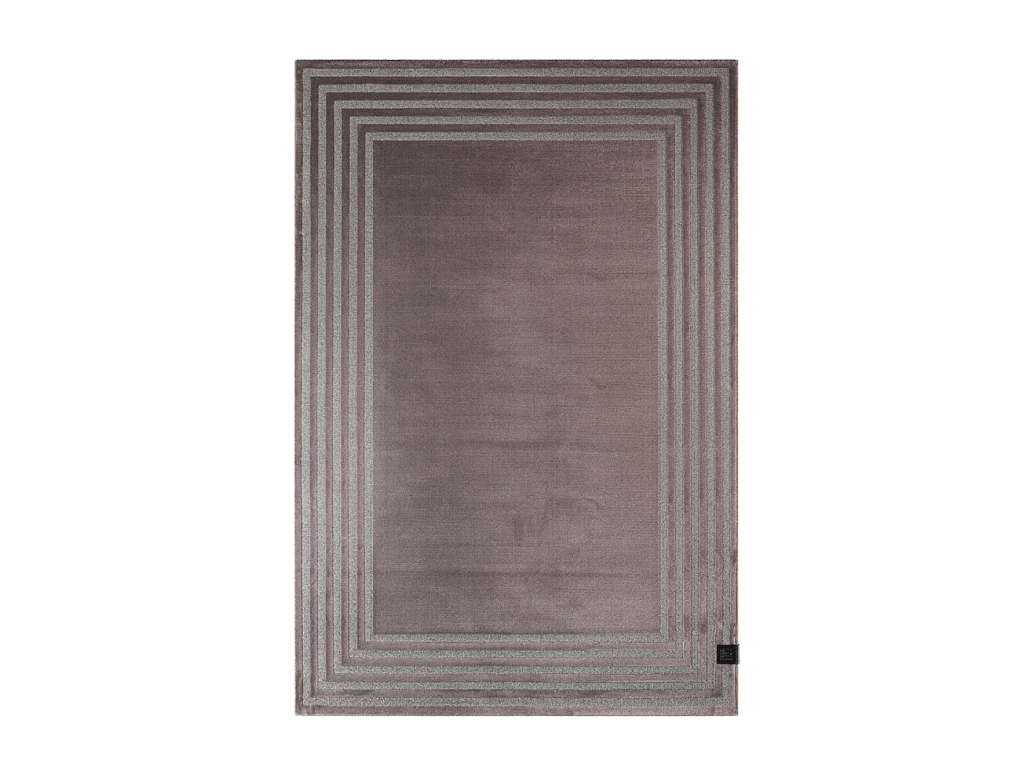 tappeto per camera 160x230 intrecciato motivo geometrico rettangolo rosa e grigio PRELLUDE