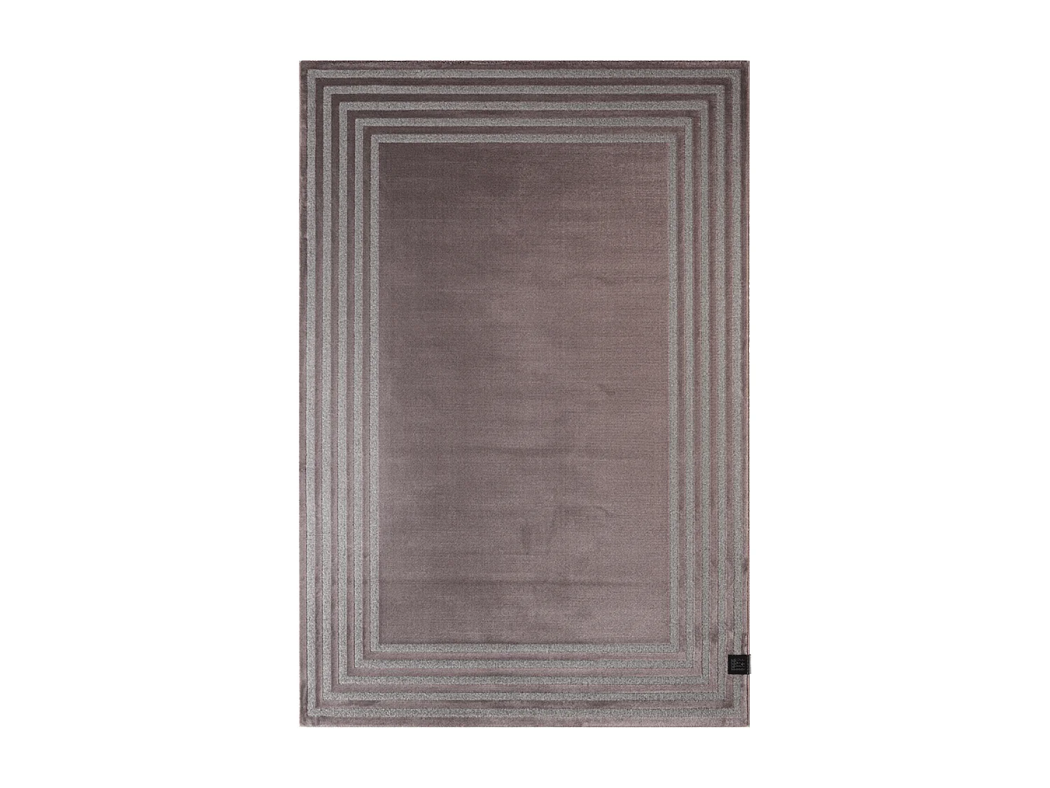 tappeto per camera 160x230 intrecciato motivo geometrico rettangolo rosa e grigio PRELLUDE