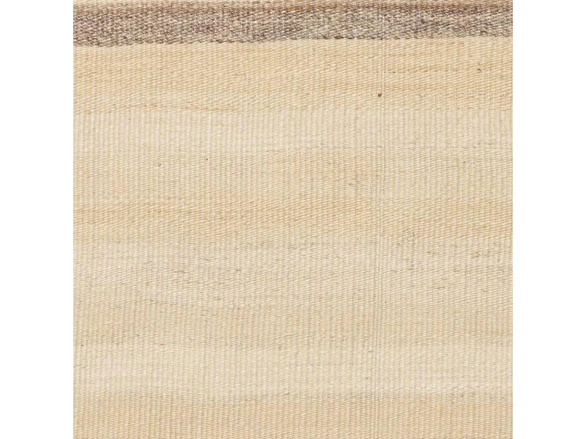 Authentique tapis d'Orient 163x233 kilim fait main en laine beige et crème N
