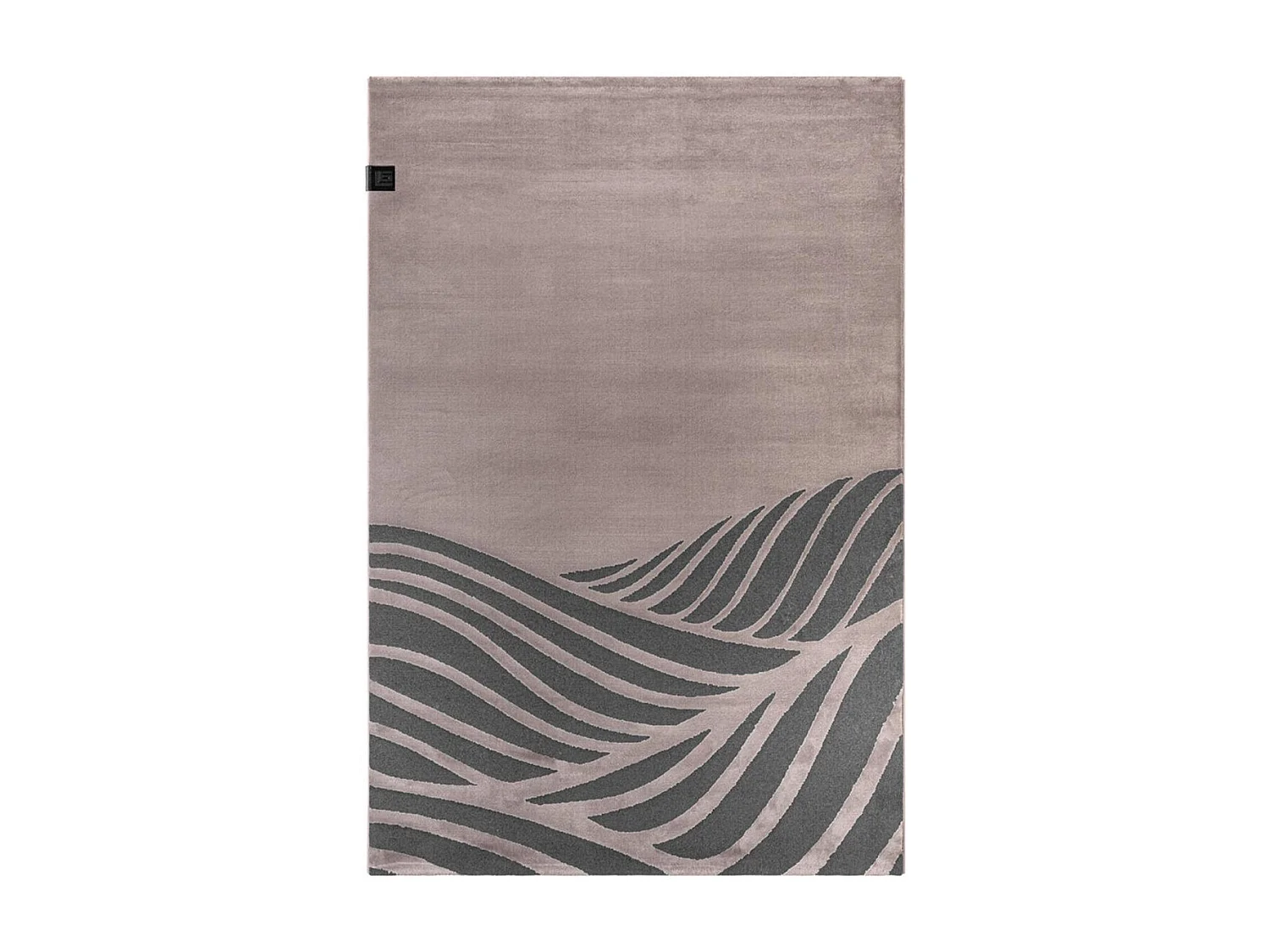 tappeto per camera 160x230 tessuto rettangolare rosa e grigio disegno geometrico PALM