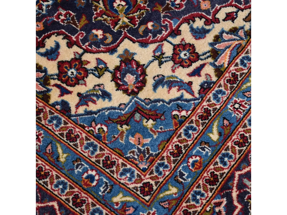 Authentique tapis d'Orient 245x340 fait à la main en laine rouge ARDAKAN 5
