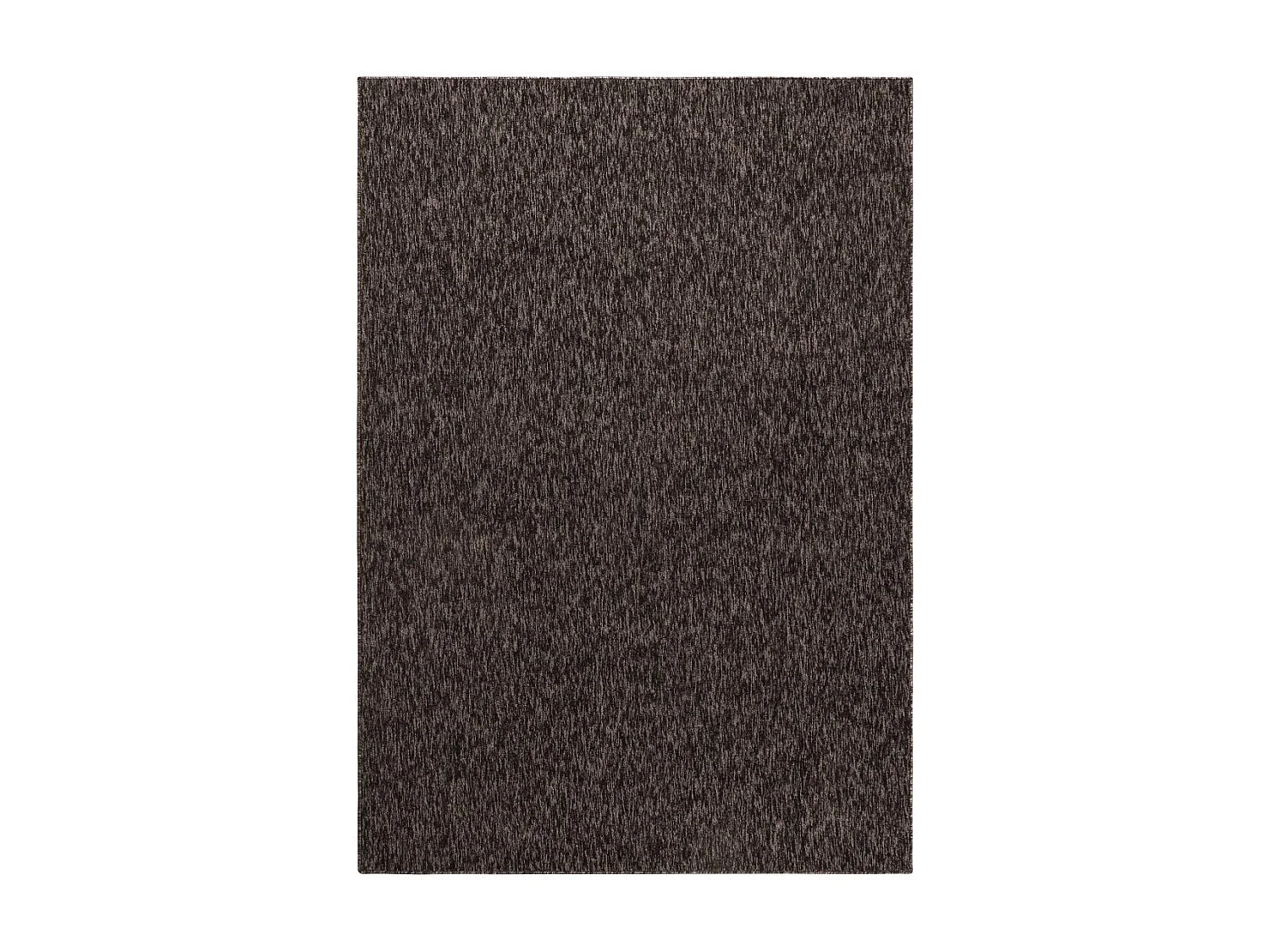 tapis salon 160x230 tissé marron rectangle motif uni SAKRDA