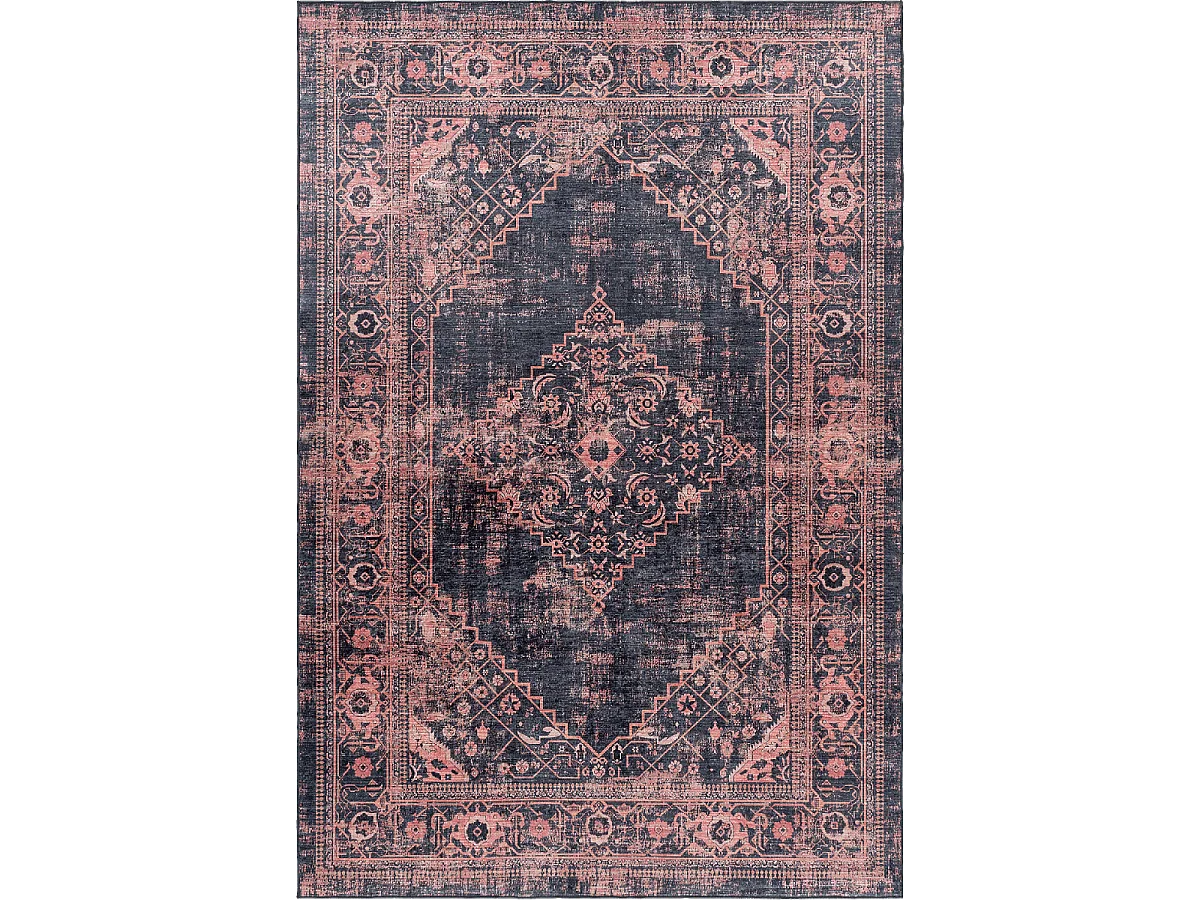 Tapis orient 120x170 rectangle rouge tissé motifs orientaux AKIAK